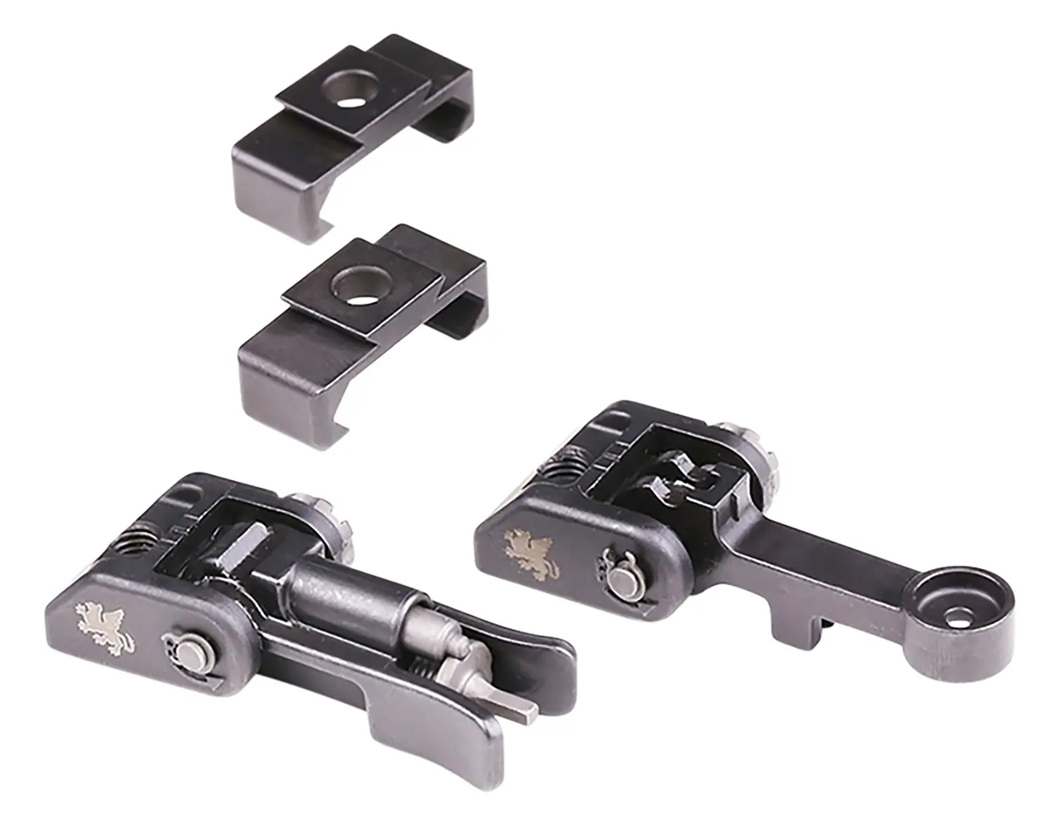 Griffin Armament GAM2S M2 Sight Kit Black Melonite Flip-Up Front and Rear Sight Set