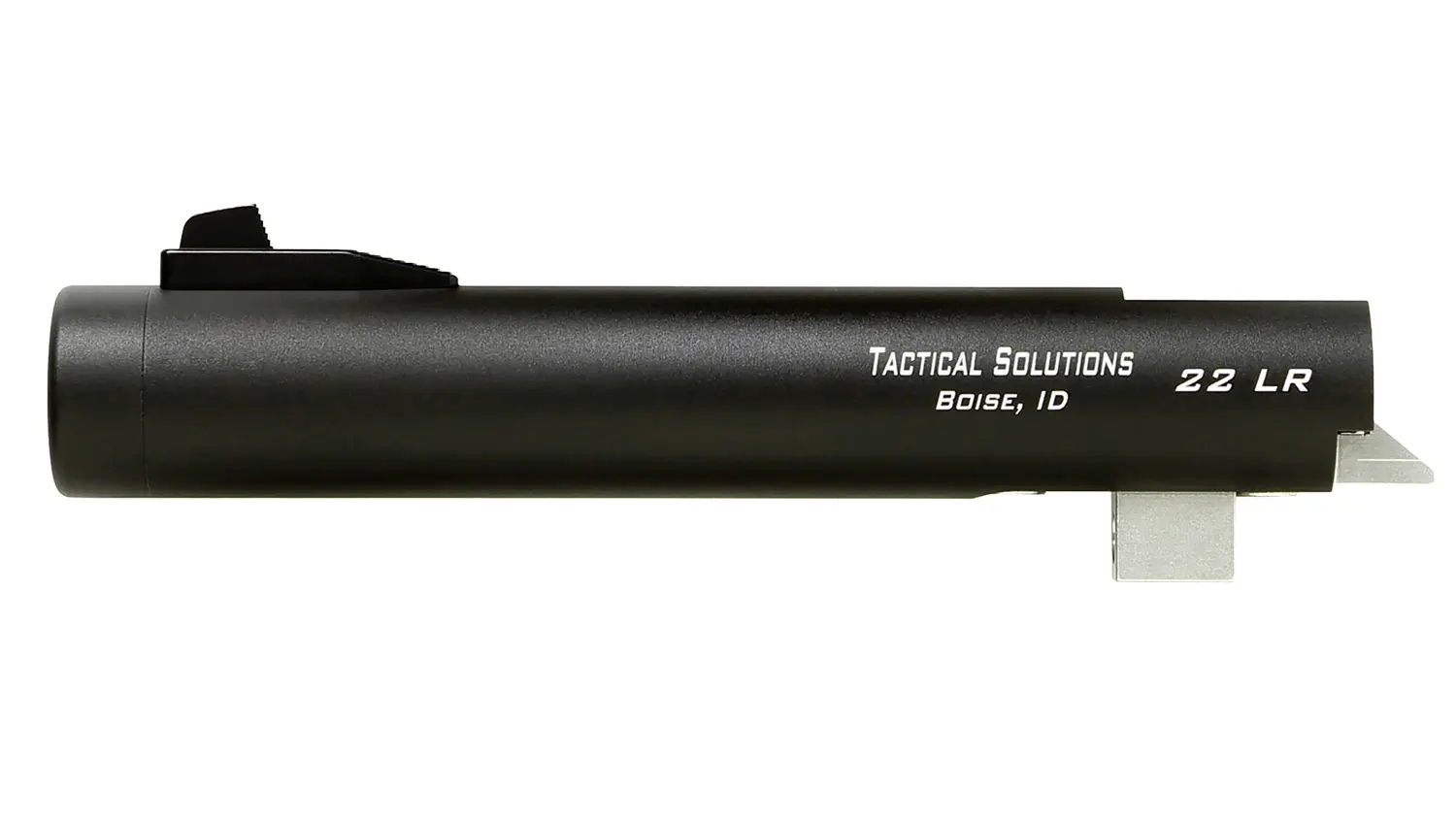 Tactical Solutions 22 LR gun suppressor for firearms.