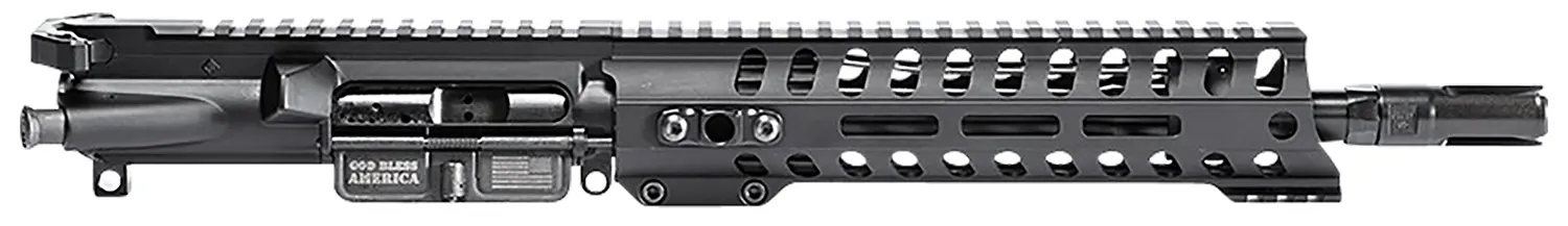 Patriot Ordnance Factory Minuteman Complete Upper 5.56x45mm NATO 10.50" Black Nitride Barrel Aluminum Black Anodized Receiver 9" M-LOK Handguard Lo Pro DI Gas Block (Mid Length)