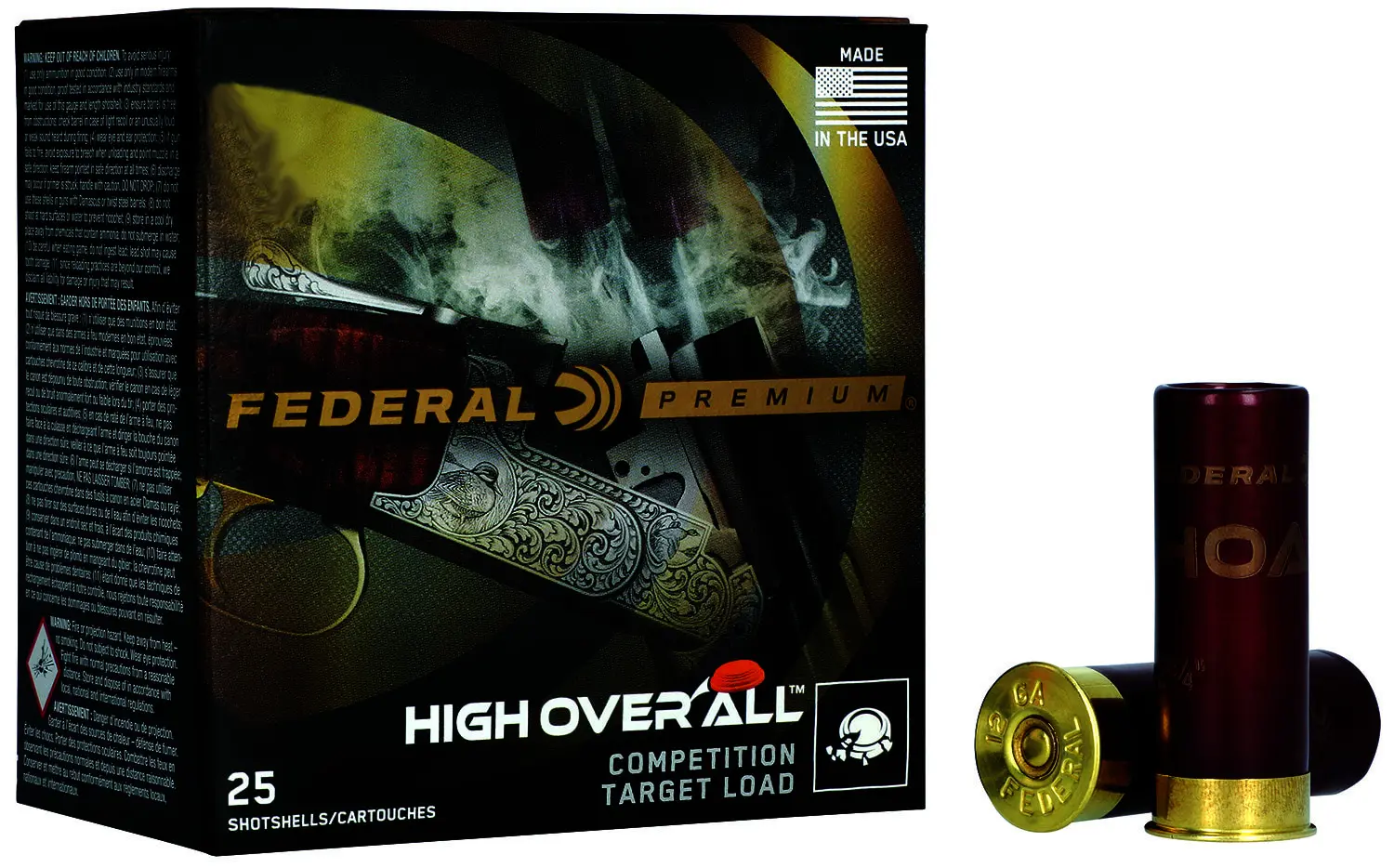 Federal HOA2885 Premium High Over All 28Gauge 2.75" 3/4oz 8.5Shot 25 Per Box/10 Case