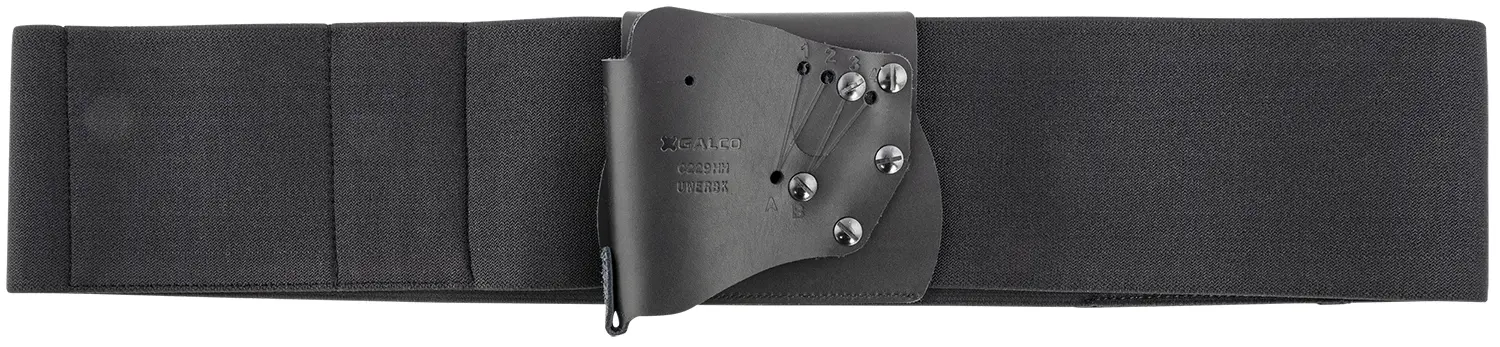 Galco UWERBKXL UnderWraps Elite Black XL Leather/Nylon Handgun