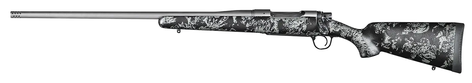 Christensen Arms 8010111700 Mesa FFT 308 Win 4+1 20" Threaded Barrel, Tungsten Gray Cerakote, Black with Gray Webbing Stock, Left Hand
