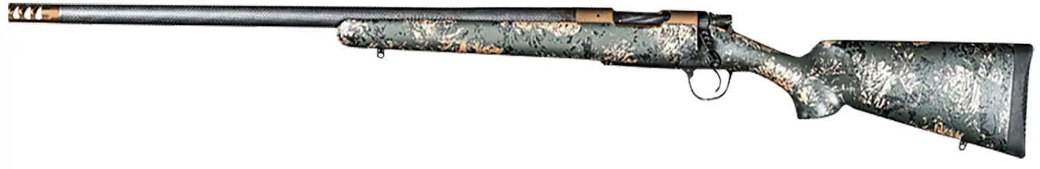 Christensen Arms 8010621000 Ridgeline FFT 7mm Rem Mag 3+1 22" Carbon Fiber/Threaded Barrel, Burnt Bronze Cerakote, Green with Black/Tan Accents Stock, Left Hand
