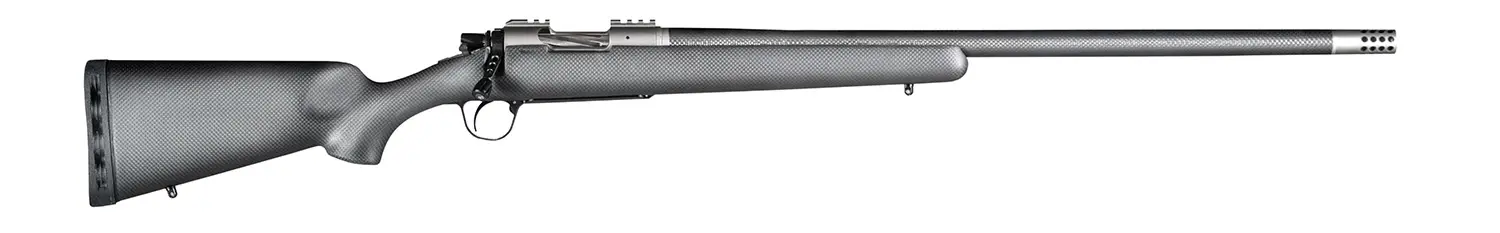Christensen Arms CA10268H14235 Summit TI Full Size 6.5 Creedmoor 4+1, 24" Natural Titanium Steel Threaded Barrel, Natural Titanium Aluminum Receiver, Natural Carbon Fiber Fixed Sporter Stock