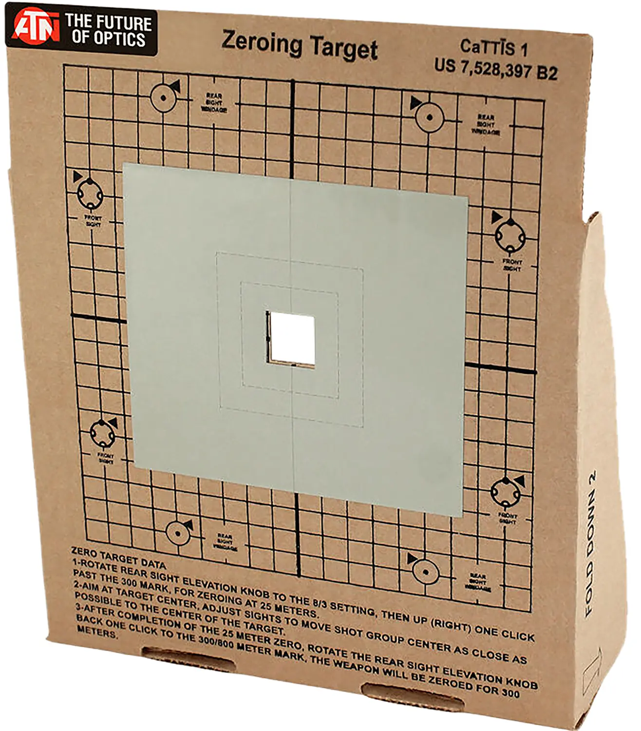ATN ACMKIRTGPK Thermal Target Zeroing Target/ Cardboard 3 Targets
