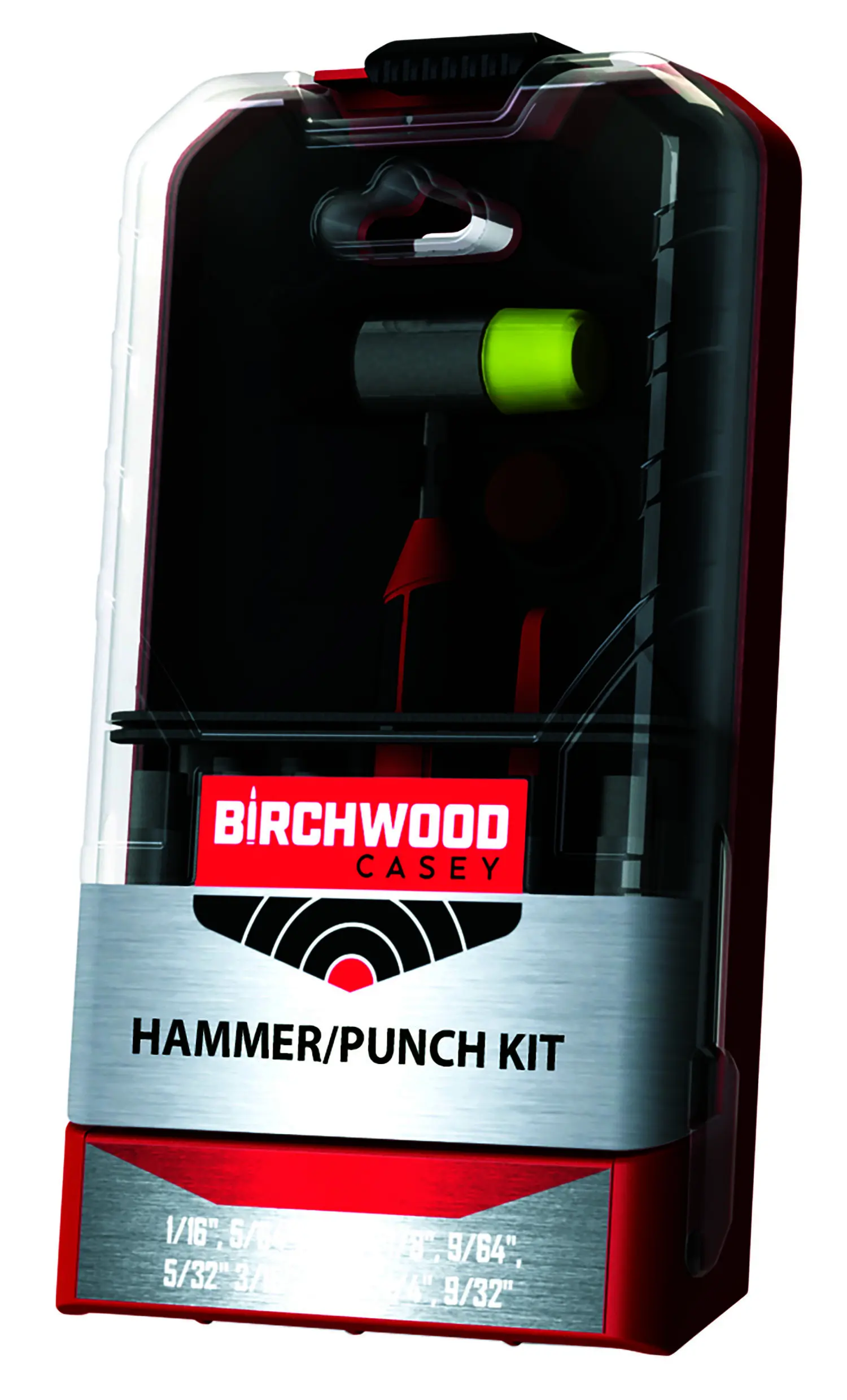 Birchwood Casey ARPNCHHMKIT Hammer & Punch Kit Black/Red AR Platform Firearm 19 Pieces