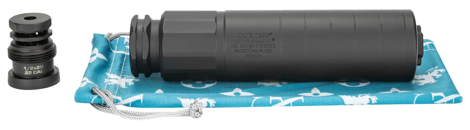 Griffin Armament GAET2-W Explorr 22 Cal Black Stainless Steel