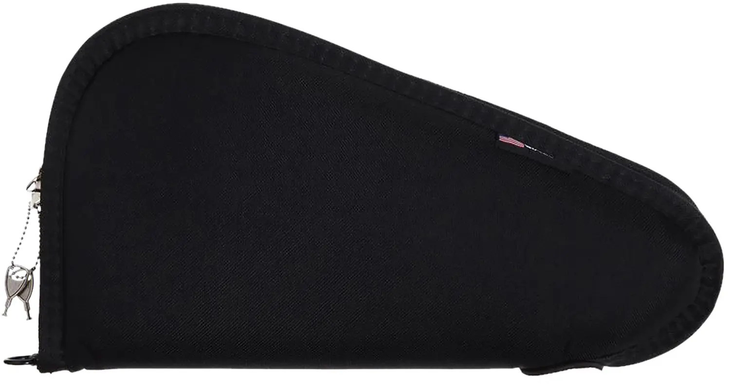 Allen 7413 Locking Handgun Case Black Endura, YKK Zippers & Foam Padding Includes 2 Keys 13" L
