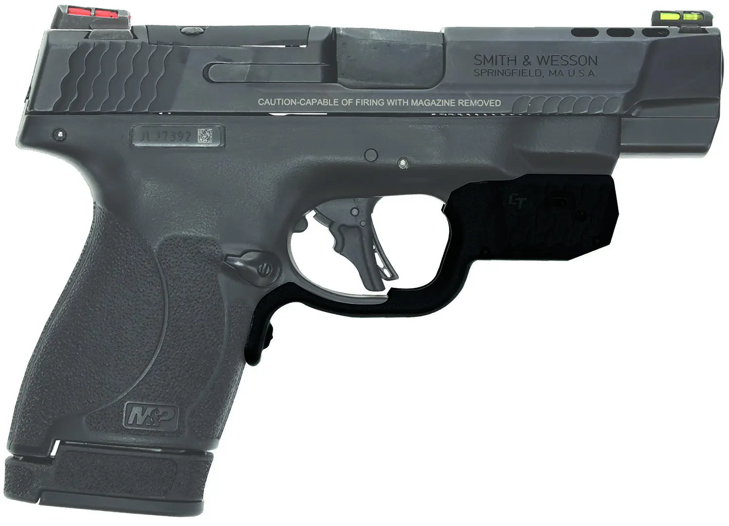 Crimson Trace 013000053 Laserguard Plus S&W M&P Shield Plus, Green Laser/White Light