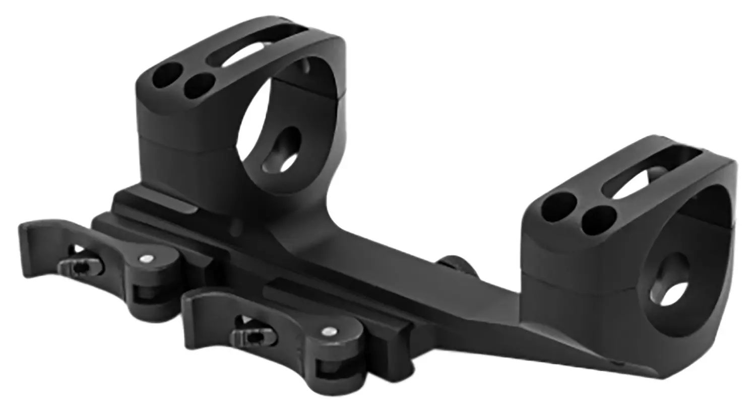 Warne QDXSKEL34TW Skeletonized Scope Mount/Ring Combo Quick Detach Black Anodized 34mm Tube MSR Ultra High Rings