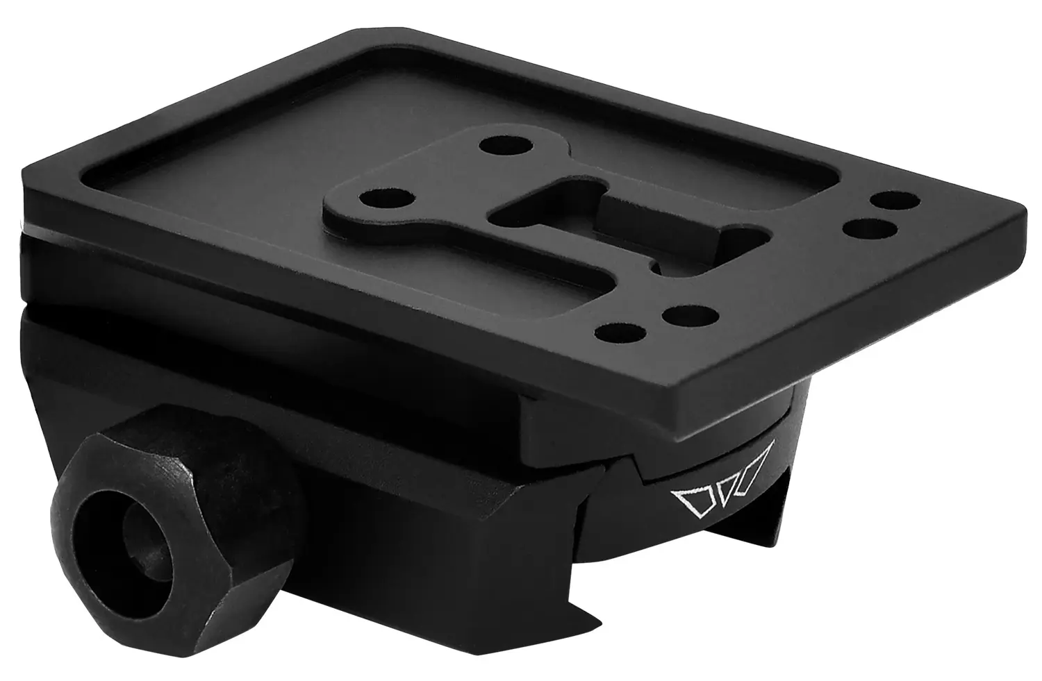 Warne 6104M Red-Dot Riser Holosun AEMS Tactical Black Anodized