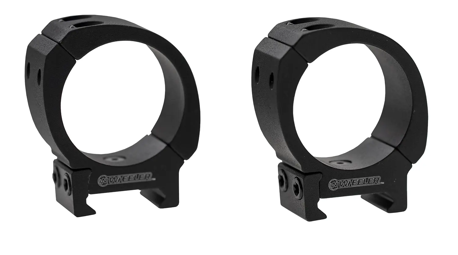 Wheeler 1133751 Sporter Scope Rings Black 30mm Medium
