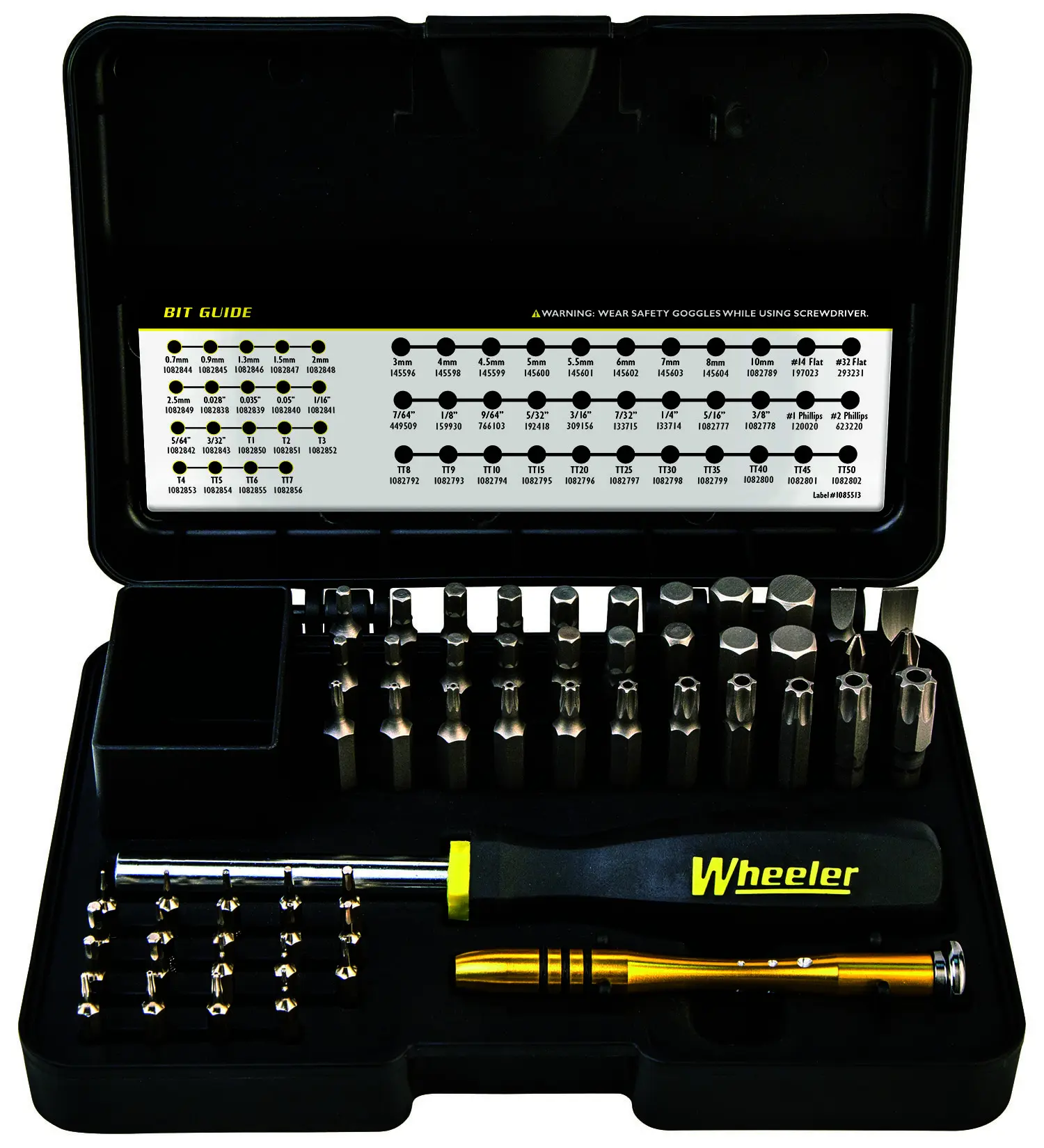 Wheeler 4001007 Hex-Torx Screwdriver Set 65 Pieces