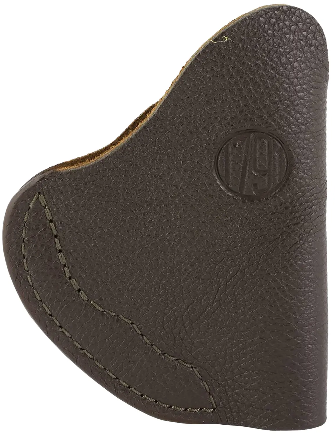 1791 Gunleather FCD2BRWL Fair Chase IWB Size 02 Brown Leather Deer Hide Belt Clip Fits Ruger LCR Left Hand