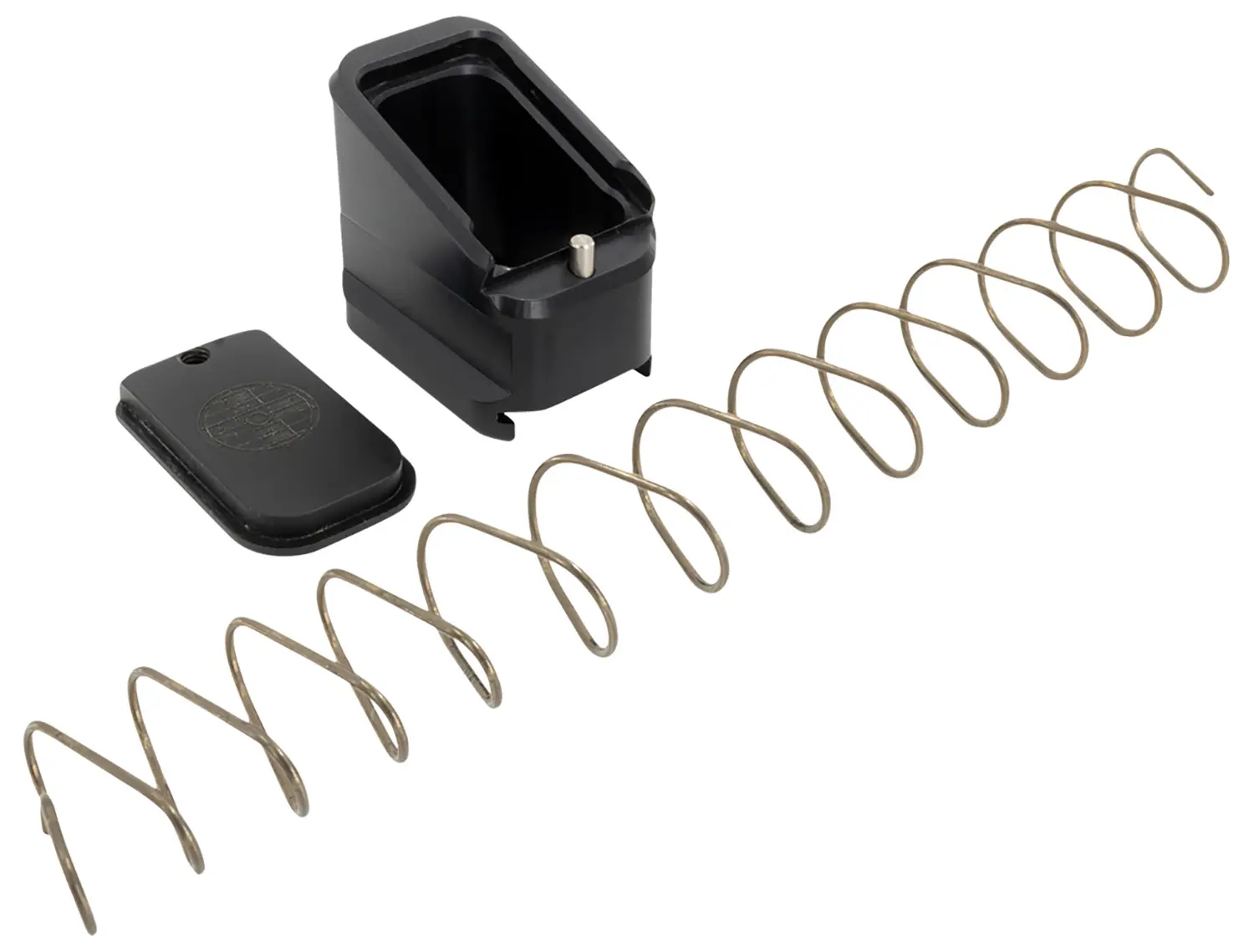 Shield Arms CZP10CME5BLK Magazine Extension for CZ P10-C/P07, 5rd (9mm), 4rd (40S&W), Black Aluminum