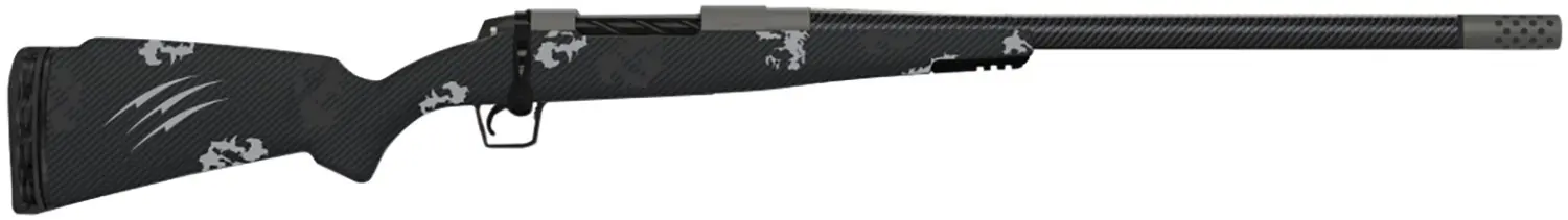 Fierce Firearms TROG300PRC20GP CT Rogue 300 PRC 3+1 20" Carbon Fiber Barrel, Glacier Cerakote Titanium Rec, Phantom Camo Rogue Stock