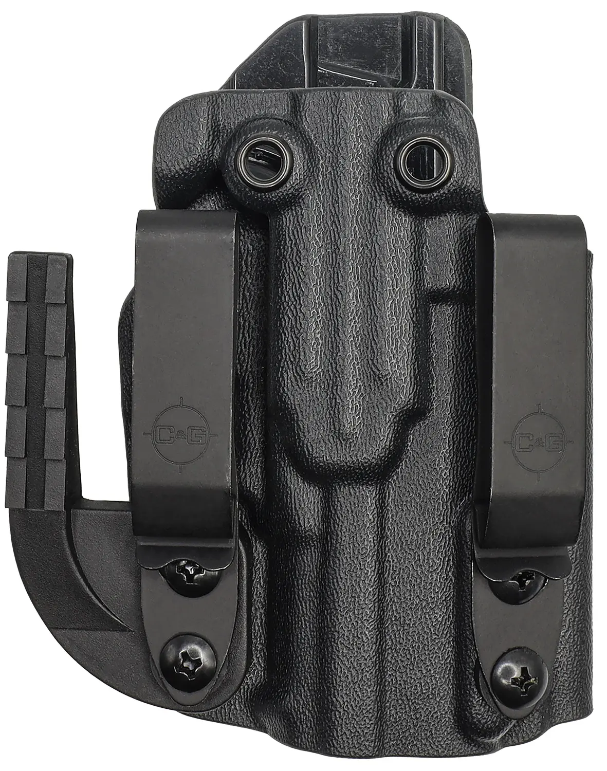 C&G Holsters 0258100 Covert IWB Black Kydex Belt Clip Fits Sig P365