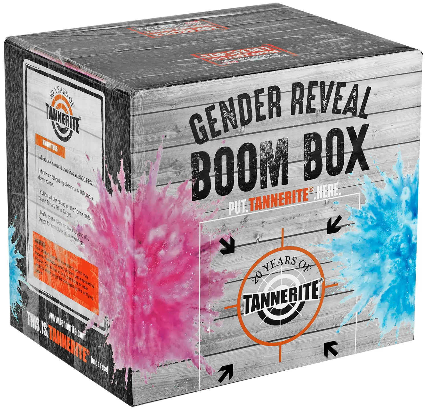 Tannerite GRKP 1 Pound Target Bright Pink Includes 10lbs Colored Powder 1 Target