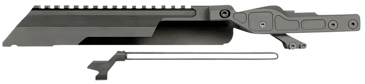 Midwest Industries MIAKALPHARTC AK Alpha Series Railed Top Cover Black Anodized