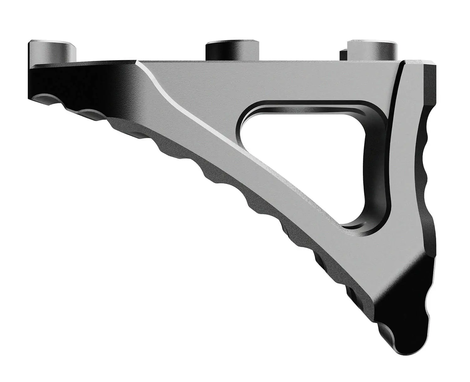 Rise Armament RA030GPHT Micro Hand Stop Skeletonized Graphite Aluminum for M-LOK Handgaurd