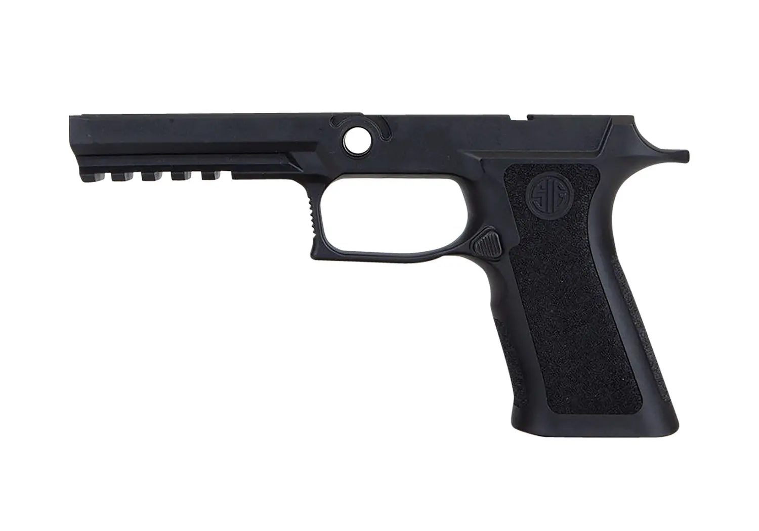 Sig Sauer GRIPMODXF943LGBLK P320 Grip Module X-Series (Large Size Module), 9mm Luger/40 S&W/357 Sig, Black Polymer, Fits Full Size Sig P320 (4.70")