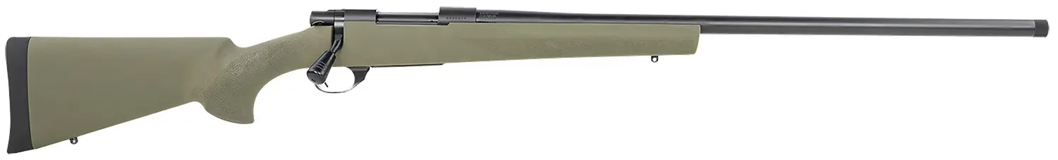 Howa HGR7MMPRCG M1500 Hogue Full Size 7mm PRC 5+1 24" Blued Steel Barrel, Blued Drilled & Tapped Stainless Steel Receiver, Hogue OverMolded Green Synthetic Stock, Right Hand