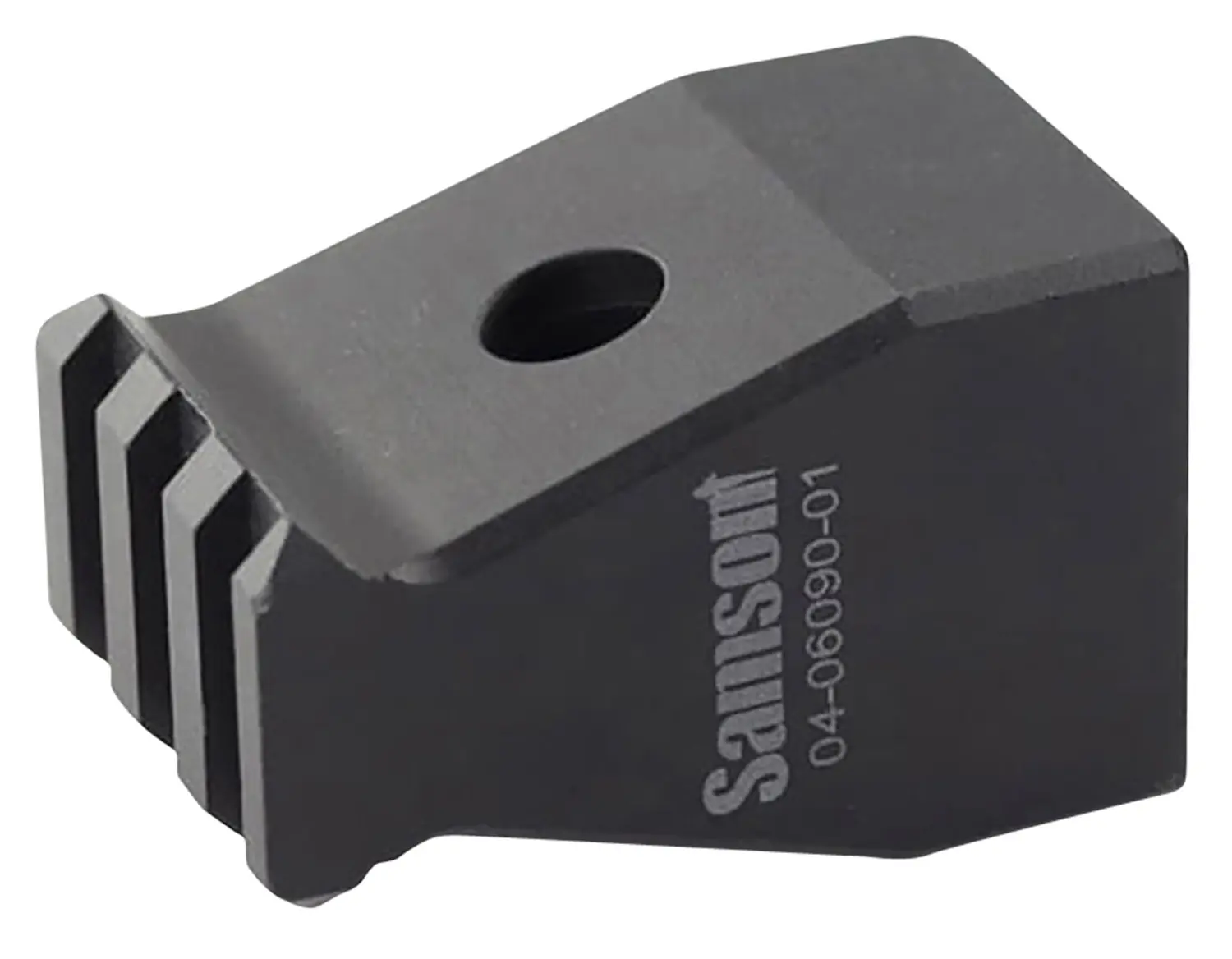 Samson 040609001 Rear Trunnion Stock Adapter Picatinny Rail, Black Anodized Aluminum, Fits Most AK-Platform
