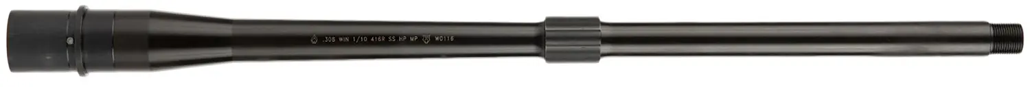 Ballistic Advantage BABL308021PQ Premium Series 308 Win 18" Threaded Hanson Profile, Midlength with Low Pro Gas Block, Black QPQ 4150 Chrome Moly Vanadium Steel, Fits AR-10