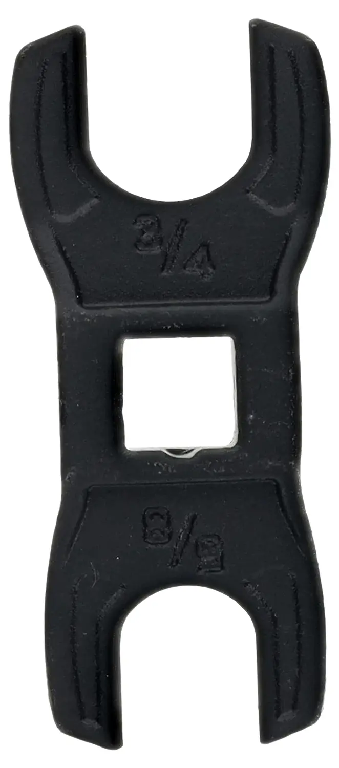 Wheeler 1199465 Muzzle Device & Buffer Tube Crowfoot Wrench Black Steel
