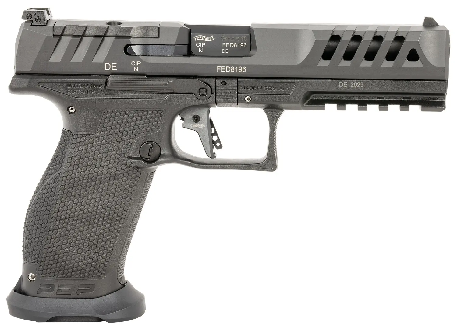 Walther Arms 2872595 PDP Match Full Size Frame 9mm Luger 18+1
