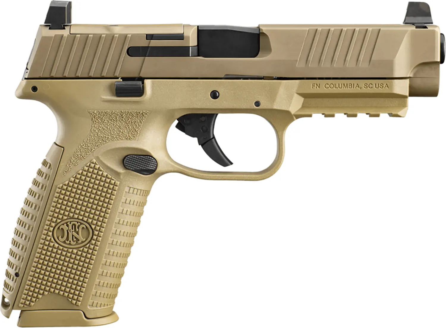 FN 66100723 509 MRD 9mm Luger 10+1 Black Flat Dark Earth PVD Flat Dark Earth