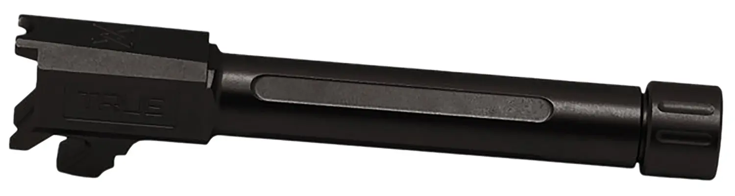 True Precision Inc TPSHCPBXTBL Springfield 9mm Luger 3.70" Threaded Black Nitride Stainless Steel, Fits Springfield Hellcat Pro