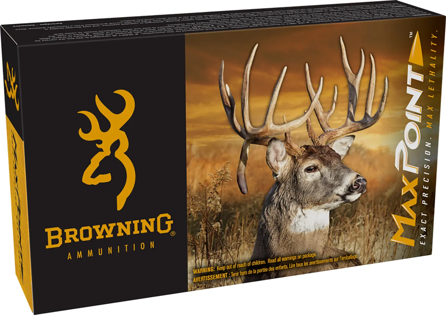 Browning Ammo B192102702 Max Point 270Win 130gr 20 Per Box/10 Case