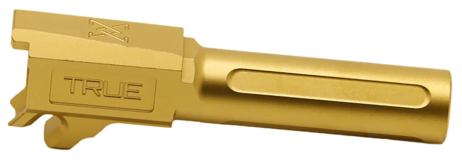 True Precision Inc TPP365BXG 9mm Luger 3.10" Gold TiN Stainless Steel, Fits Sig P365/P365 SAS/P365-AXG Legion