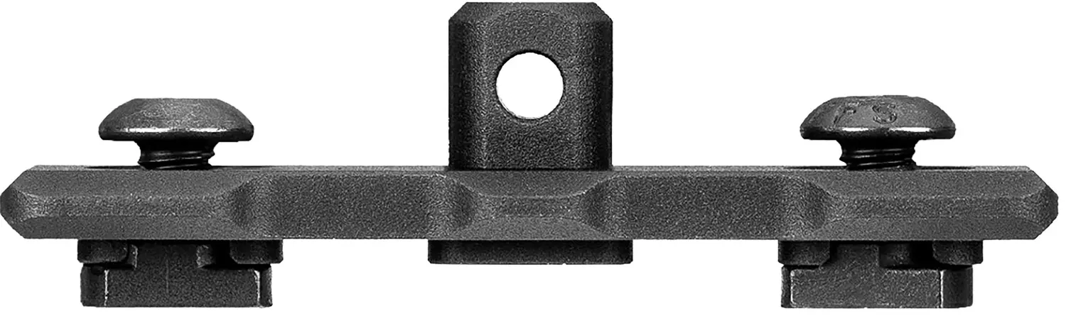 Gun mount bracket for secure firearm attachment.