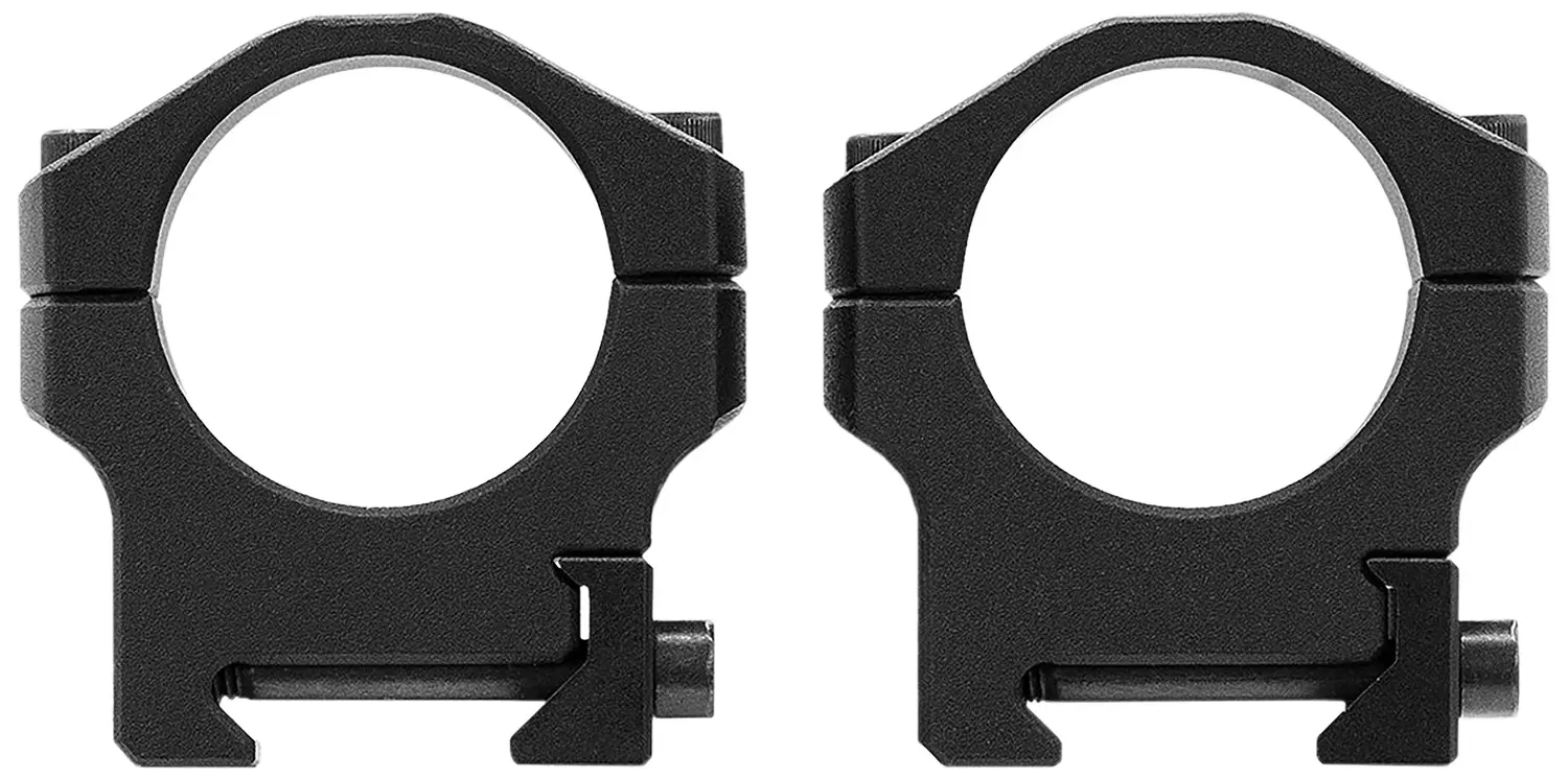 Scope mounts for firearms, black metal, precision fit.