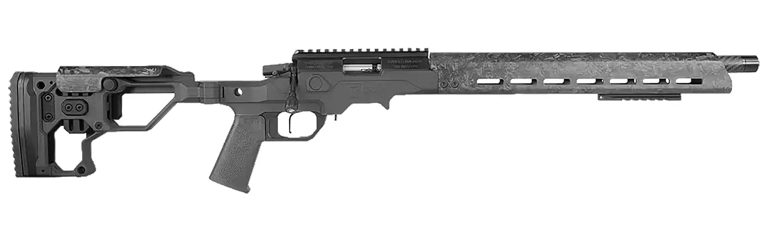 Christensen Arms 8011202001 MPR 22 LR 10+1 18" Carbon Fiber Match Grade Threaded Barrel, Black Nitride Picatinny Rail Receiver, M-LOK Handguards, Black Anodized Adj w/MagneLock Technology Stock, Blac