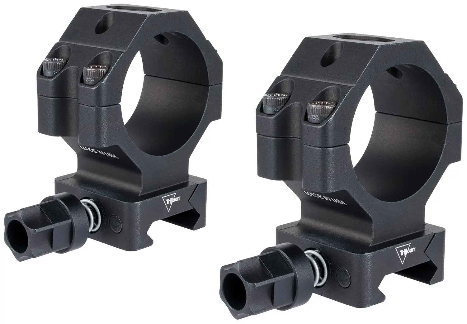 Trijicon AC22074 Scope Rings with Q-LOC Technology Matte Black 35mm High