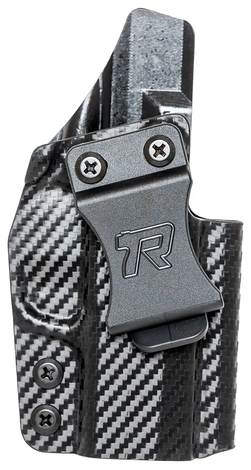 Rounded Gear SSRP365XMACROCFRHVAR Kydex IWB Black Kydex Fits Sig P365 X Macro Belt Clip Right Hand