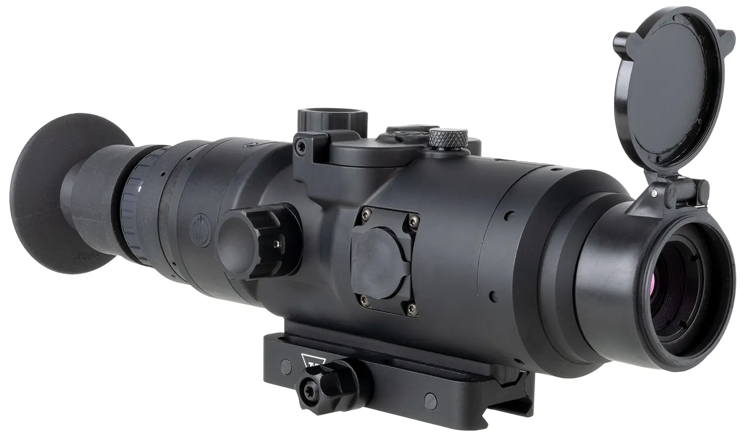 Trijicon EO HUNTER243 IR-Hunter 24-3 Thermal Matte Black 1.2-9.6x 24mm Multi Reticle 1x-8x Zoom, 640x480, 12 Microns, 60Hz Resolution