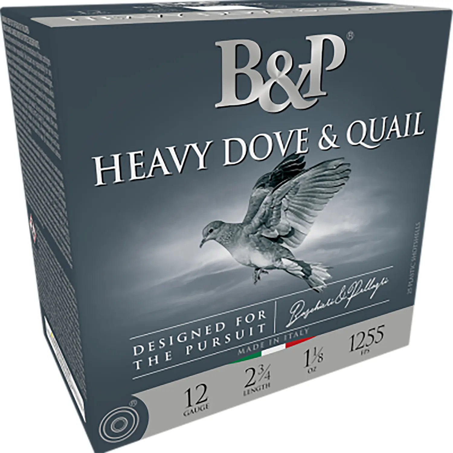 B&p Ammunition 12B1DS7 Heavy Dove & Quail 12Gauge 2.75" 1oz 7Shot 25 Per Box/10 Case