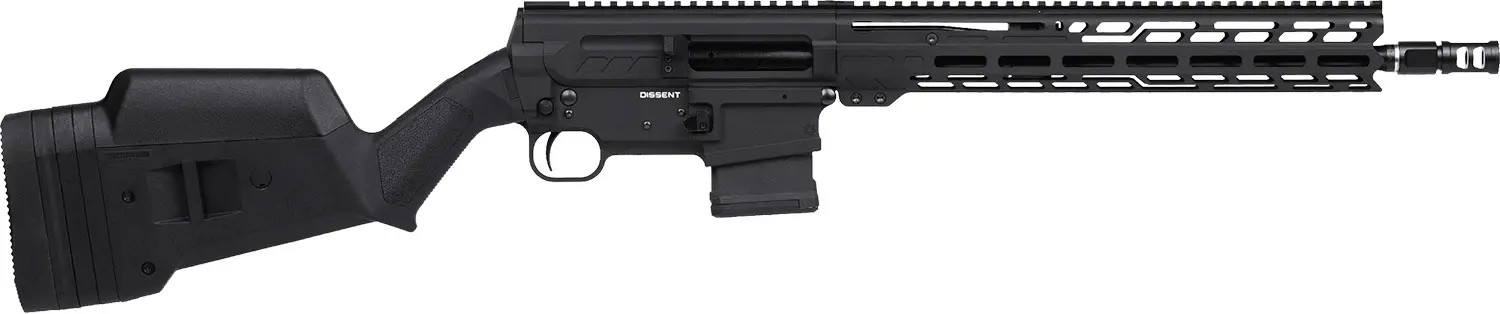 CMMG 30A5C0FAB Dissent BR4 *CA Compliant 300 Blackout 10+1 14.50" Black Nitride Threaded Barrel, Black Armor Cerakote Picatinny Rail Aluminum Receiver, Magpul SGA Black Synthetic Stock