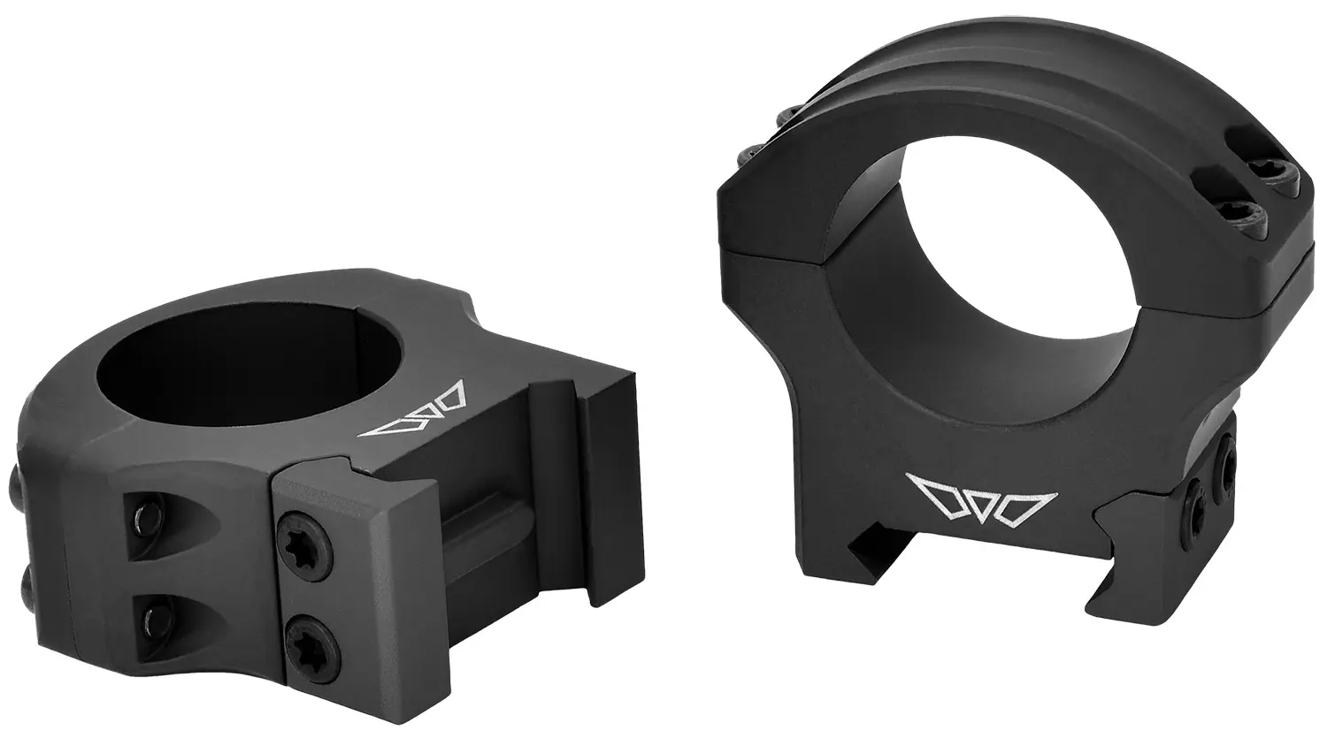 Warne 8501M HyperLite Matte Black MagnaFusion Alloy 1" Tube Medium Maxima/Weaver/Picatinny