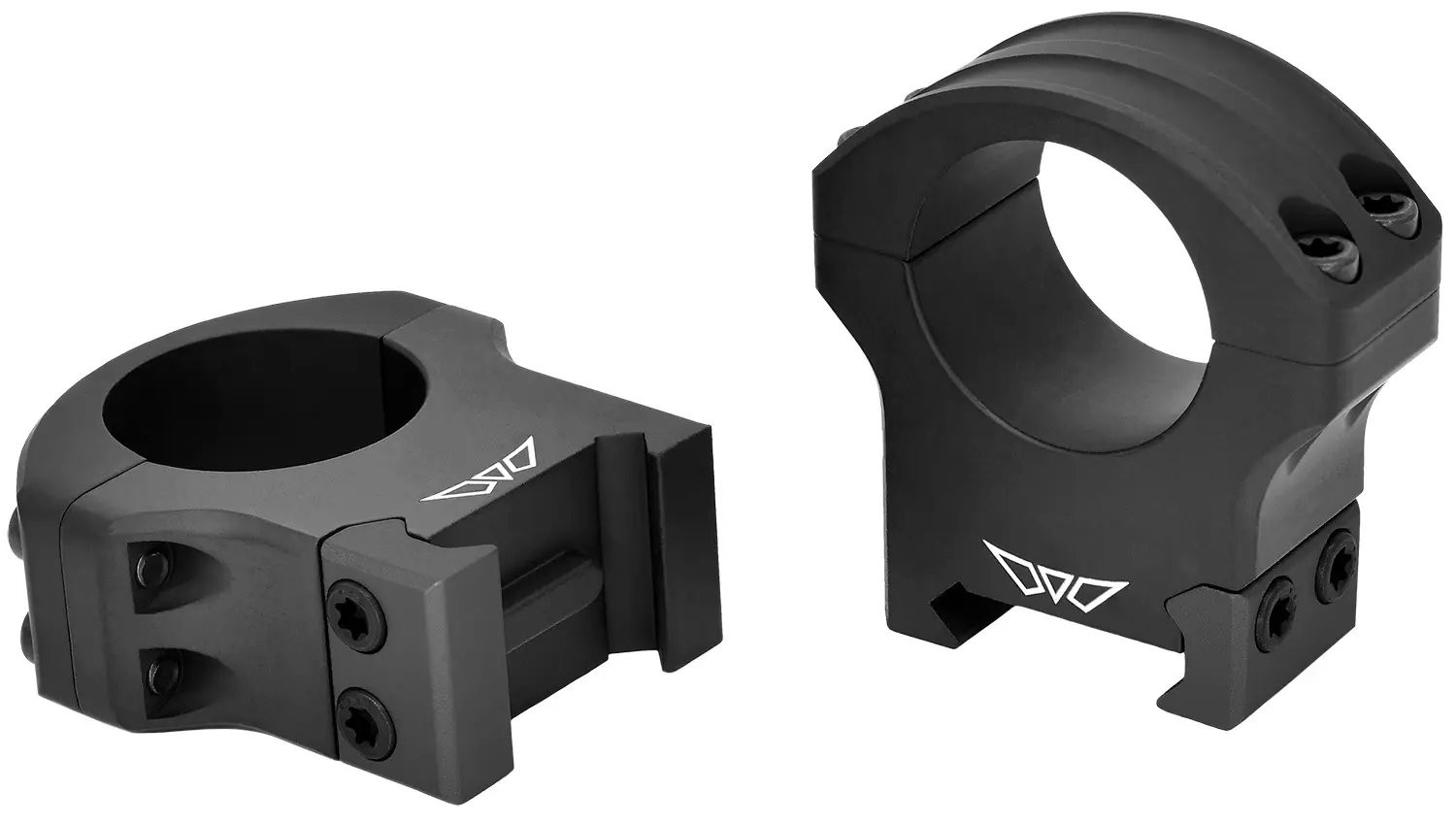 Warne 8502M HyperLite Matte Black MagnaFusion Alloy 1" Tube High Maxima/Weaver/Picatinny