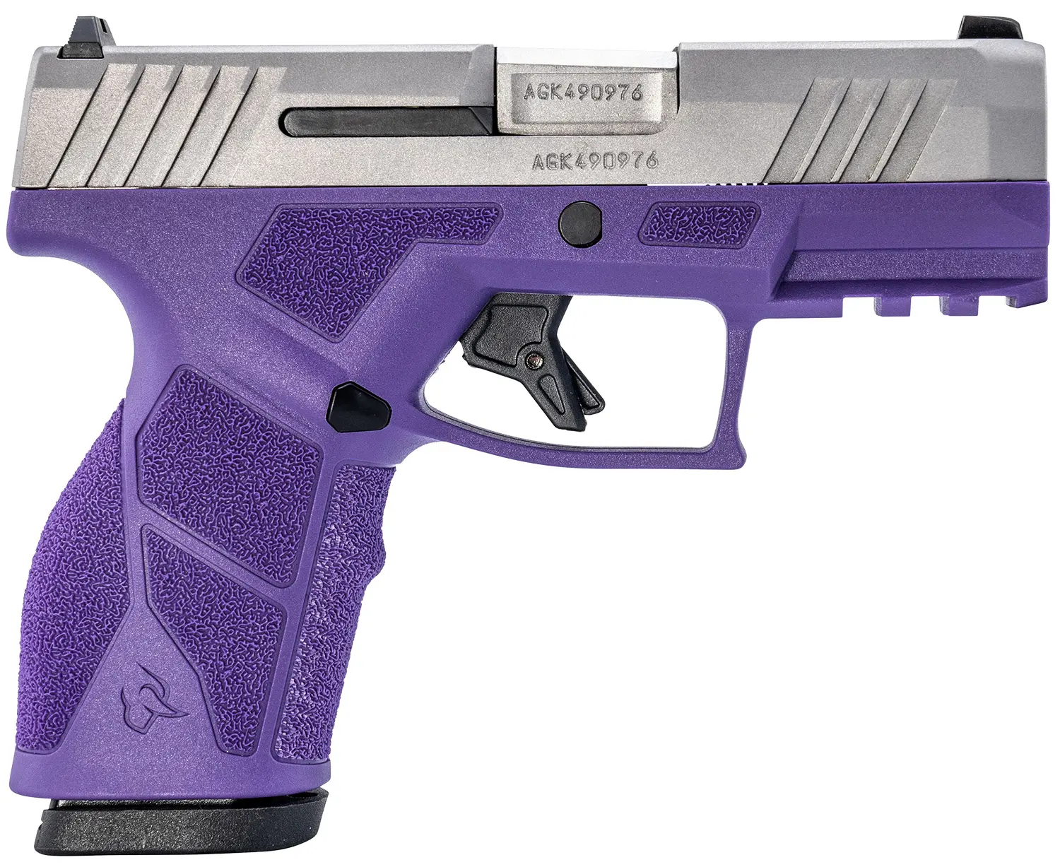 Taurus 1-GX2939DP-10 GX2 9mm Luger 10+1 3.37" Matte Stainless Steel Barrel, Matte Serrated Stainless Steel Slide, Dark Purple Polymer Frame w/Picatinny Rail, Polymer Grip