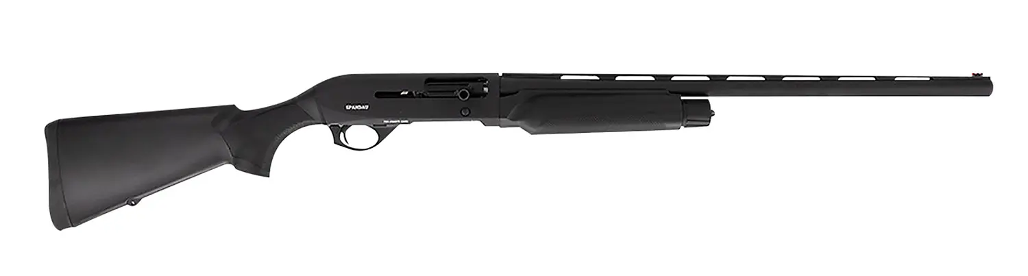 Spandau Arms 21000171 S2 Field Full Size 12 Gauge Semi-Auto 3" 3- 2.75" Shells 28" Black Vent Rib Barrel, Black Drilled & Tapped Receiver, Fixed Black Polymer Stock, Benelli Choke Tube System