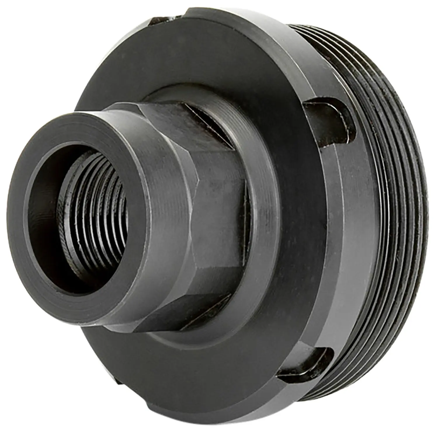 Griffin Armament DT1375X24-5/8X24 Thread Adapter 5/8"x24 17-4 Stainless Steel Nitride Black