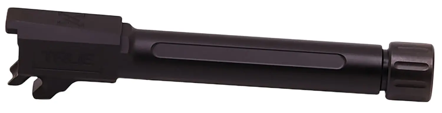 True Precision Inc TPP365FBXTBL Sig 9mm Luger Threaded Black Nitride Stainless Steel, Fits Sig P365 Fuse