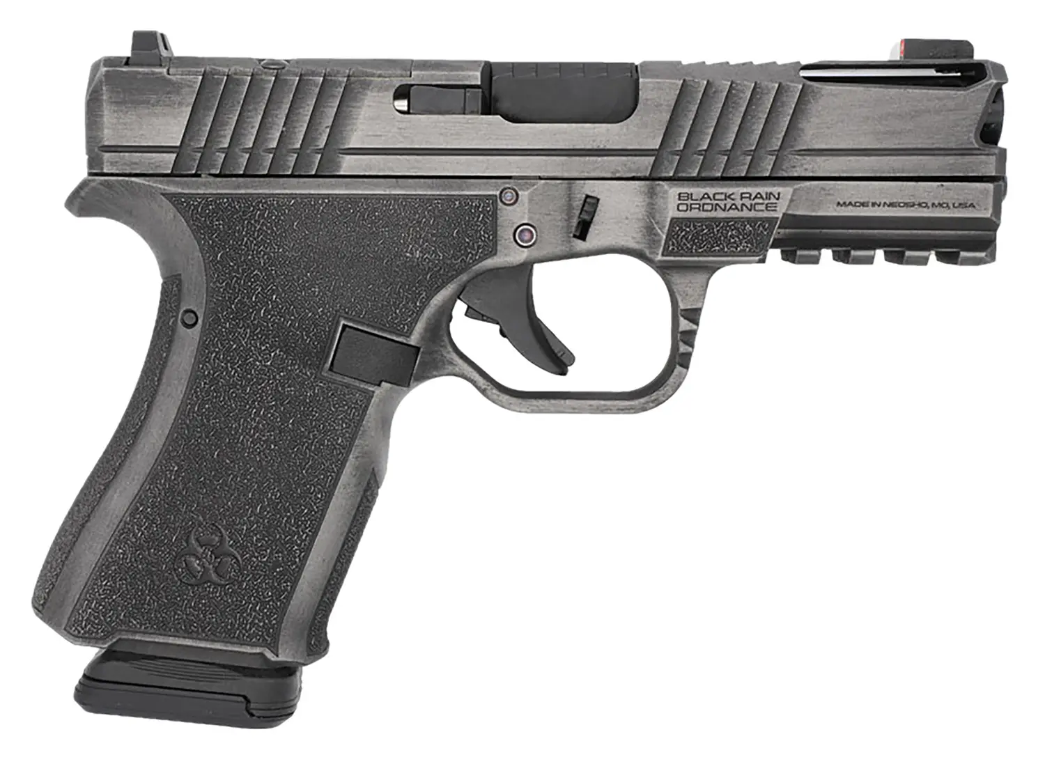 Black Rain Ordnance FLP9MMGMGB Compact Frame 9mm 15+1 4" Stainless Steel Slide