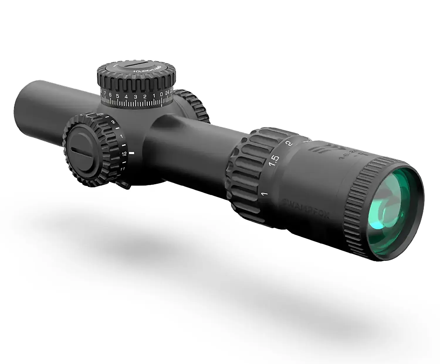 Swampfox Optics WAR16241GL Warhorse Green 1-6x24mm FFP